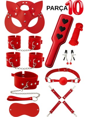 Luna Vanessa Çeyiz Için Esaret Deri Iç Çamaşırı Takımı -4010-CYZ-TK-XS