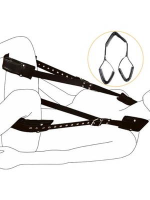 Luna Vanessa Yılbaşına Özel Esaret Deri Iç Çamaşırı Takımı -8027-YLBS-TK-2XL