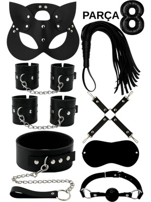 Luna Vanessa Esaret Deri Iç Çamaşırı Takımı -4005-AYS-TK-XS