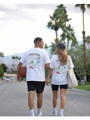 Azura Club Hawaiian Baskılı Unisex T-Shirt