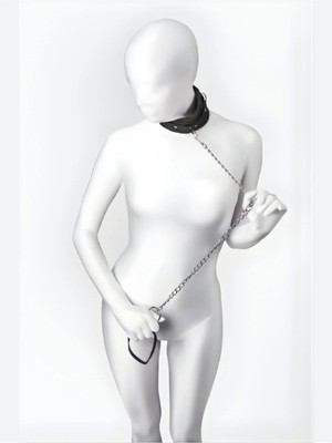 Luna Vanessa Yılbaşına Özel Esaret Deri Iç Çamaşırı Takımı -6035-YLBS-TK-GU-XS