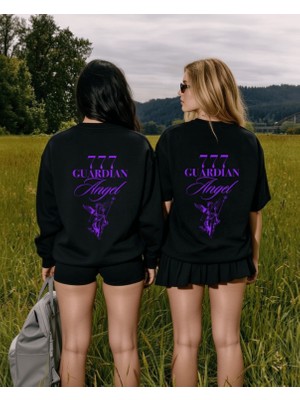 Azura Club 777 Angel Baskılı Unisex Sweatshirt