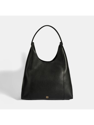 Desa Kadın Siyah Deri Omuz Çantası