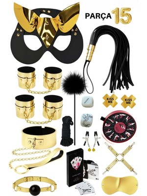 Luna Vanessa Çeyiz Için Esaret Deri Iç Çamaşırı Takımı -4037-CYZ-TK-S