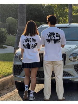 Azura Club I Love My Girlfriend Baskılı Unisex T-Shirt