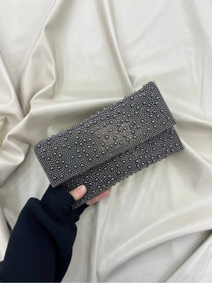 Queen Elizabeth Abiye Ithal Tasli Parlak ÇANTA(11X23)