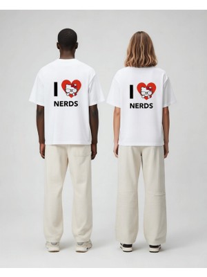 Azura Club I Love Nerds Baskılı Unisex T-Shirt