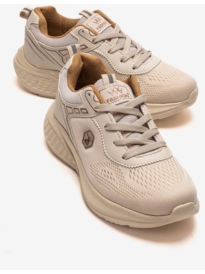 Ccway Bağlı Anorak Kadın Spor Ayakkabı Bej Bej