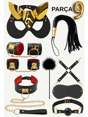 Luna Vanessa Çeyiz Için Esaret Deri Iç Çamaşırı Takımı -4016-CYZ-TK-S