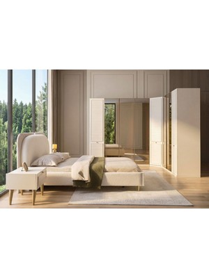 Doressa Hella Reflekte Camlı Köşe Yatak Odası Takımı