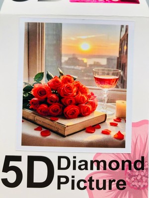 Duck Hoby 50X40 Boncuklu Taş Mozaik Elmas Goblen Pano Tablo Resim Boncuk Puzzle Dıamond Paıntıng Hı Stone