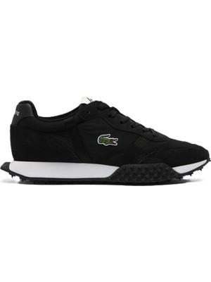 Lacoste L-Spin Evo Leather Mens Sneaker Hakiki Deri Erkek Günlük Spor Ayakkabı Siyah