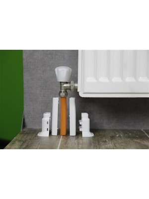 Digisu Radyatör Boru Gizleme Aparatı-Beyaz-10 Adet