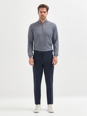 Karaca Lacivert Slim Fit Pamuk Karışımlı Casual Pantolon
