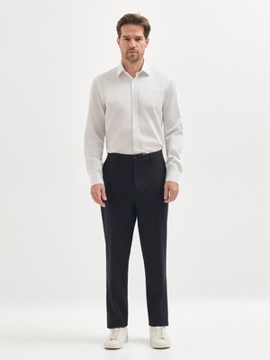 Karaca Lacivert Regular Fit Pamuk Karışımlı Casual Pantolon