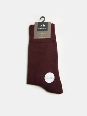 Karaca Bordo Çorap