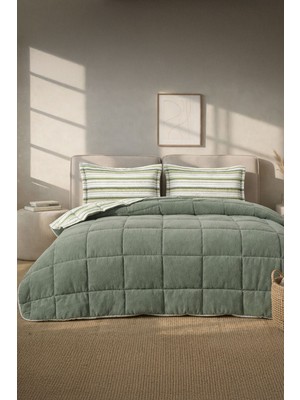 Elart West Comfort Uyku Seti Çift Kişilik (195X215 Cm) Haki