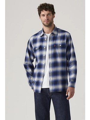Levi's Pamuklu Regular Fit Ekoseli Cepli Gömlek Erkek Gömlek 19587