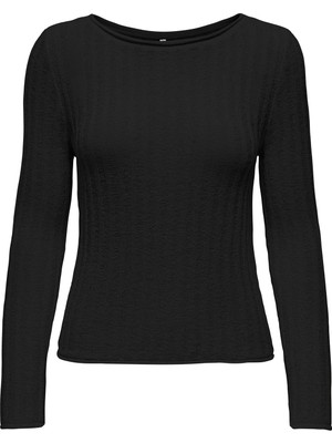 Only Onlpamela Slim Fit Bisiklet Yaka Örme Kazak Bayan Kazak 15363061