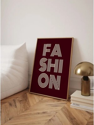 (Çerçevesiz) Fashion Poster