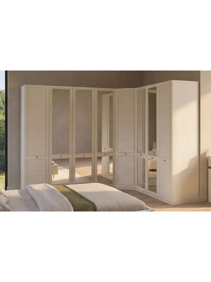 Doressa Hella Aynalı Köşe Gardırop