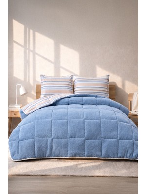 Elart West Comfort Uyku Seti Çift Kişilik (195X215 Cm) Mavi