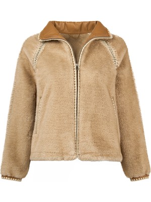 Derimod St-Moritz Kadın Bej Oversize Teddy Mont 25WGP5635FF