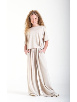 Loco Loco Kız  Çocuk 8393 Oyso Oversıze Pantolon