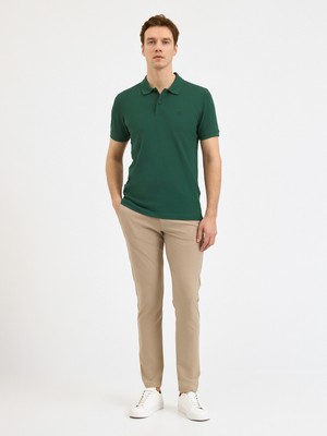 Karaca Yeşil T-Shirt-Polo Yaka Tişört