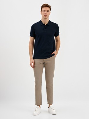 Karaca Lacivert T-Shirt-Polo Yaka Tişört