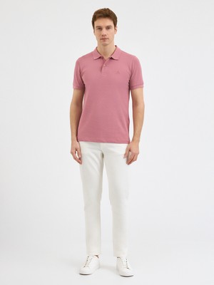 Karaca Pembe T-Shirt-Polo Yaka Tişört