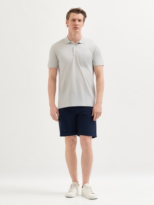 Karaca Gri T-Shirt-Polo Yaka Tişört