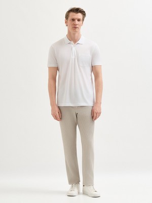 Karaca Beyaz T-Shirt-Polo Yaka Tişört