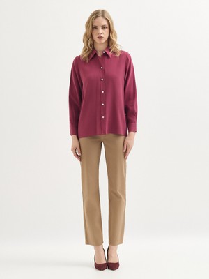 Karaca Bordo Gömlek