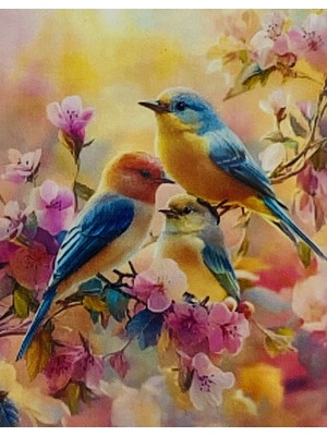 Elegantshop 5d Yapışan Boncuk Mozaik Tablo 30*40 cm YZSX03