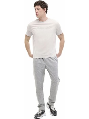 Lumberjack Ulrich 11ID1-100 0 Yaka Erkek Tshirt - Gri