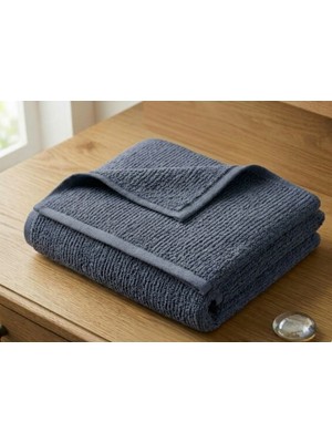 Marka %100 Pamuk Banyo Havlusu 100X150 cm Tekli