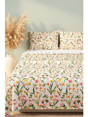 Botanical Çift Kişilik Peluş Battaniye