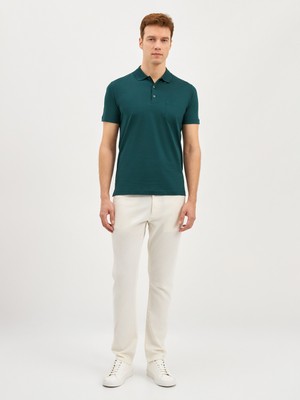 Karaca Yeşil T-Shirt-Polo Yaka Tişört