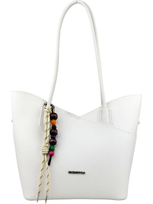 Decent Polo Şık kadın kol ve omuz çantası beyaz 131