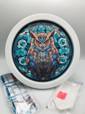 Duck Hoby 20X20 Yuvarlak Çerçeveli Çocuklar Için Boncuklu Taşlı Mozaik Elmas Boyama Goblen Pano Tablo Resim Boncuk Puzzle Diamond Painting
