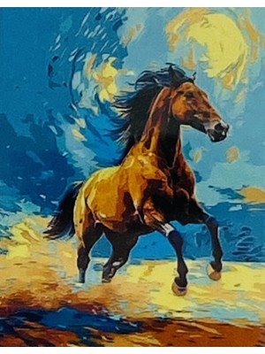 Elegantshop 5d Yapışan Boncuk Mozaik Tablo 30*40 cm YZSX08