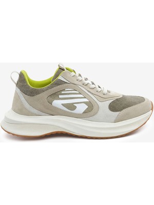 Greyder Erkek Kum Hakiki Deri Günlük Spor Ayakkabı 6Y1SA18510