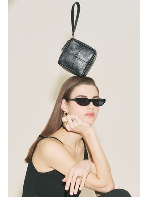 Manuka Raına Kutu Çanta Siyah