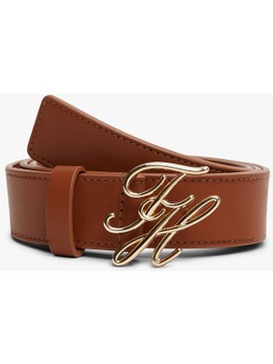 Tommy Hilfiger Th Scrıpt 3.0 Kadın Kahverengi Kemer - AW0AW18568