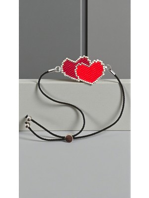 Seard Miyuki Boncuk El Yapımı Kalp Ayarlanabilir Bileklik 3