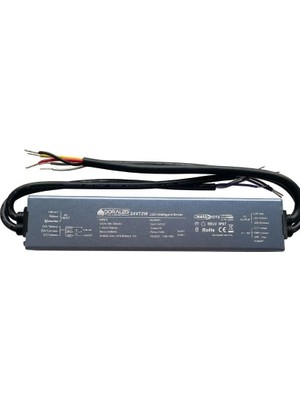 DC24V 72W 3A  Dali Dim Dt8, Push Dim ,0-10 Dim Cct İP67 Tunable