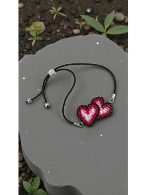 Seard Miyuki Boncuk El Yapımı Kalp Ayarlanabilir Bileklik 4