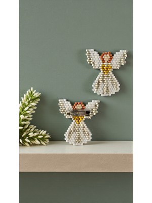 Seard Miyuki Boncuk El Yapımı Melek Broş - Yaka Iğnesi 3