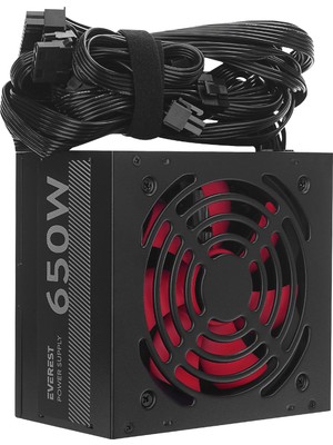 Everest EPS-650A 650W 12CM Fan 4*sata Aktif Pfc Oyuncu Pc Destekli Power Supply